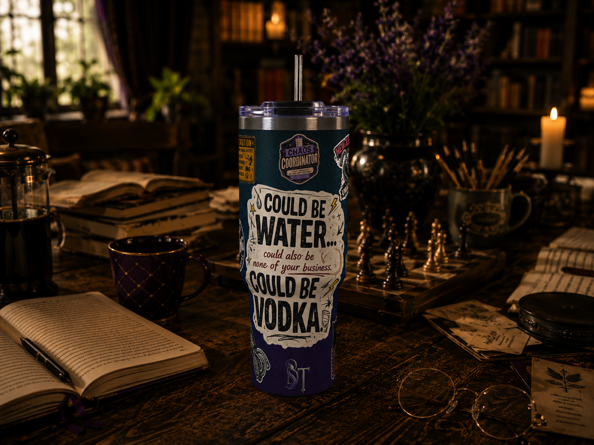'Could Be Water...Could Be Vodka' - 40oz Vacuum Tumbler