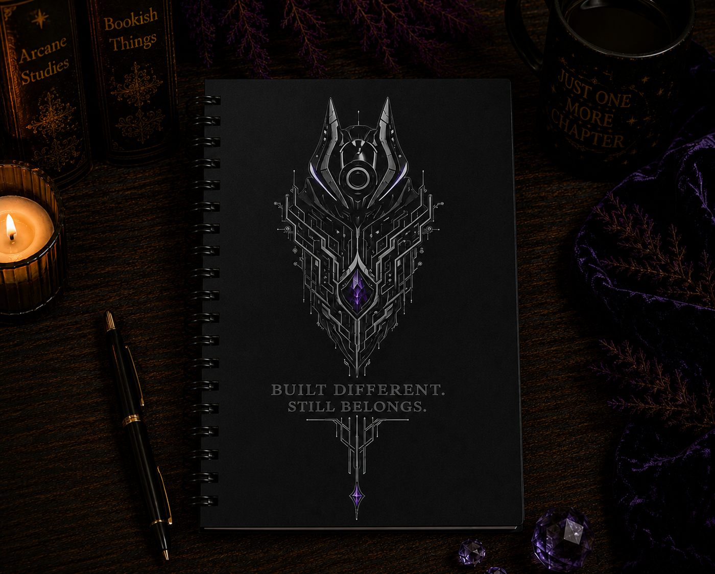 Built Different. Still Belongs. - Ruled Journal