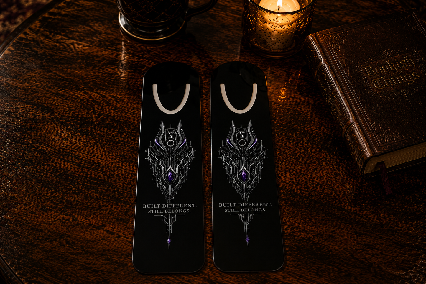 Built Different. Still Belongs. - Metal Bookmark