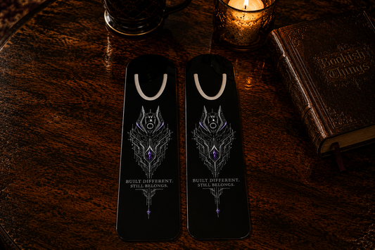 Built Different. Still Belongs. - Metal Bookmark