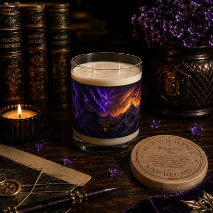 You Fly With Us Now - 11oz  White Tea & Fig Scented Candle